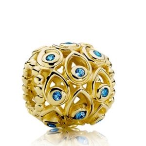 Authentic “Ocean Treasure “ Pandora 14k Gold Charm